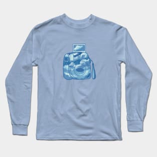 Blue polaroid Long Sleeve T-Shirt